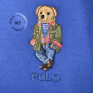 Polo Ralph Lauren Mens XLT Blue Short Sleeve Bear‎ Polo Shirt NWT